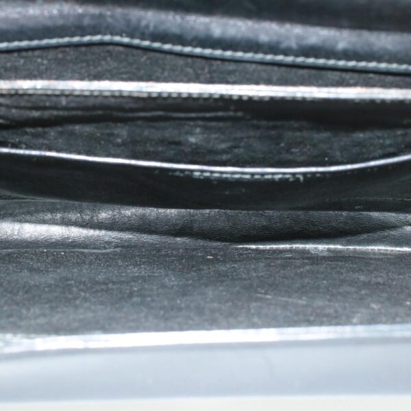 CELINE Horse Carriage Shoulder Bag Black Leather  rd764