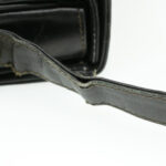 CELINE Horse Carriage Shoulder Bag Black Leather  rd764