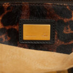 Fendi Peekaboo Medium Handbag Shoulder Bag 8BN226 Black Leather