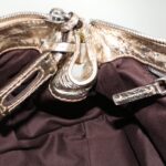 Chloe Paddington Hand Bag Leather Gold Tone tb711
