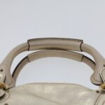 Chloe Paddington Hand Bag Leather Gold Tone tb711