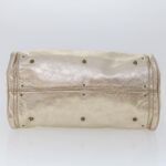 Chloe Paddington Hand Bag Leather Gold Tone tb711