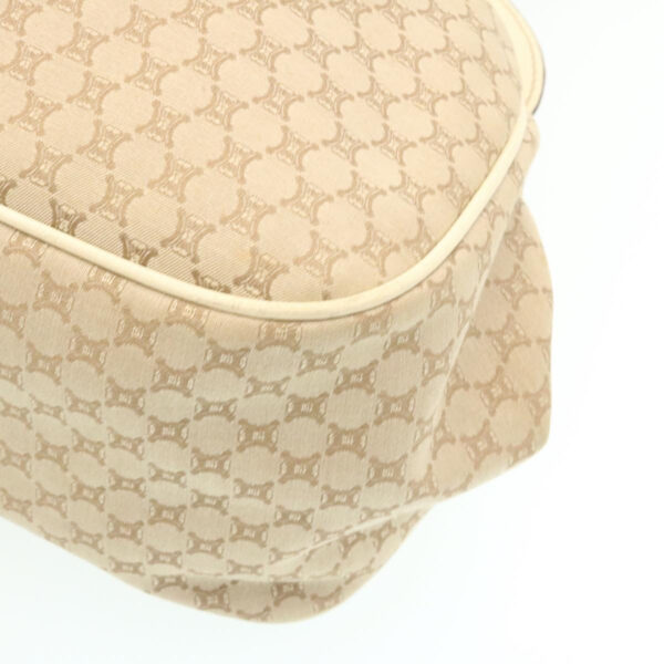 CELINE Macadam Canvas 2way Shoulder Bag Hand Bag Beige  th2019