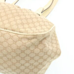 CELINE Macadam Canvas 2way Shoulder Bag Hand Bag Beige  th2019