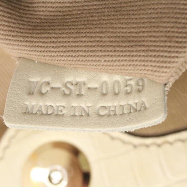 CELINE Macadam Canvas 2way Shoulder Bag Hand Bag Beige  th2019