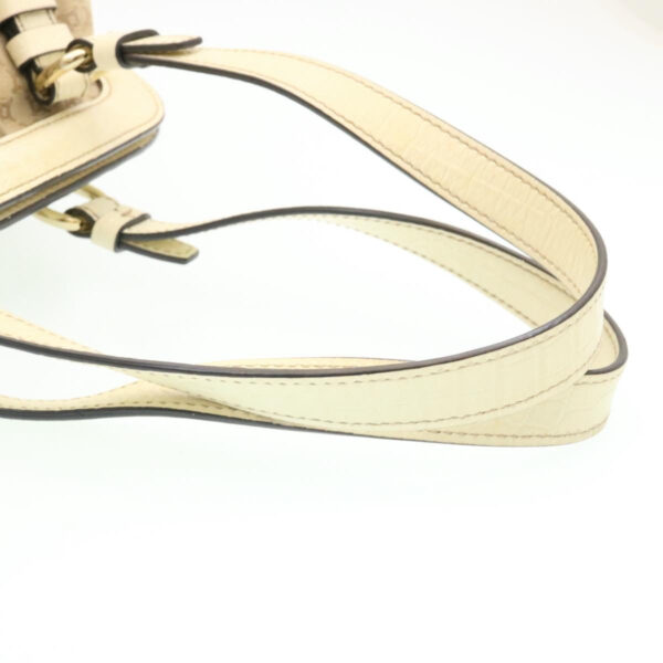 CELINE Macadam Canvas 2way Shoulder Bag Hand Bag Beige  th2019
