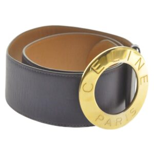 CELINE Belt Leather Purple  sa2622