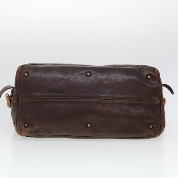 Chloe Paddington Hand Bag Leather Brown 02-06-53 ti1053