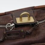 Chloe Paddington Hand Bag Leather Brown 02-06-53 ti1053