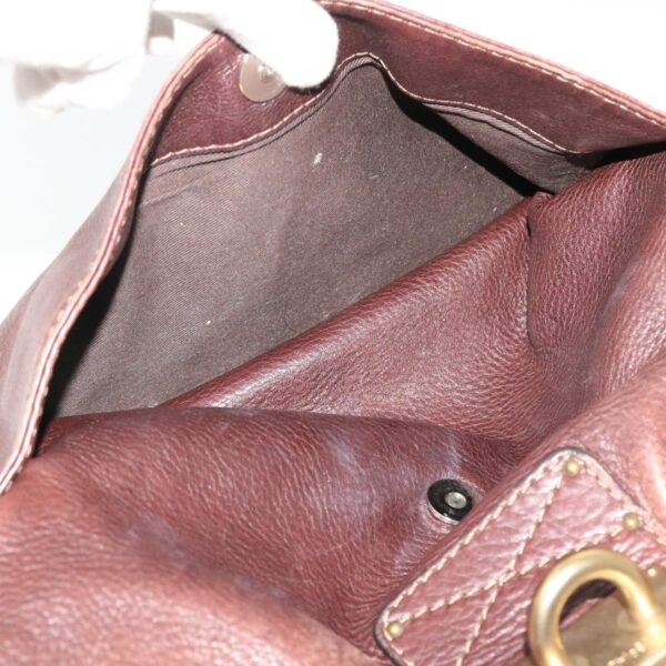 Chloe Paddington Hand Bag Leather Brown 02-06-53 ti1053