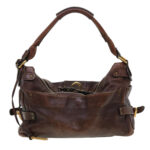 Chloe Paddington Hand Bag Leather Brown 02-06-53 ti1053