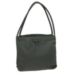 PRADA Hand Bag Nylon Khaki  ti2184