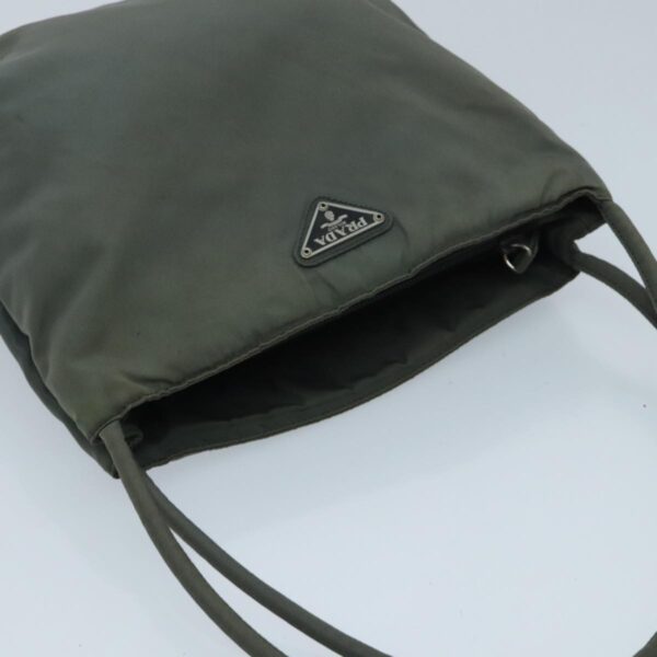 PRADA Hand Bag Nylon Khaki  ti2184
