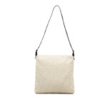 Fendi Zucca Mamma Bucket One Shoulder Bag Handbag 26730 Ivory