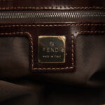 Fendi Zucca Mamma Bucket One Shoulder Bag Handbag 26730 Ivory