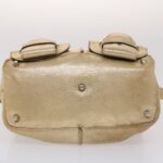 Chloe Saskia Shoulder Bag Leather Gold yb203