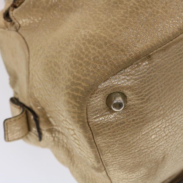 Chloe Saskia Shoulder Bag Leather Gold yb203