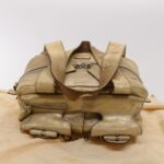 Chloe Saskia Shoulder Bag Leather Gold yb203