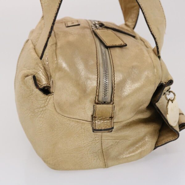Chloe Saskia Shoulder Bag Leather Gold yb203