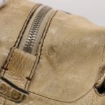 Chloe Saskia Shoulder Bag Leather Gold yb203