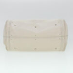 Chloe Paddington Hand Bag Leather White 03-08-51-5191 yk6940