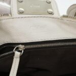 Chloe Paddington Hand Bag Leather White 03-08-51-5191 yk6940