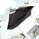 Chloe Paddington Hand Bag Leather White 03-08-51-5191 yk6940