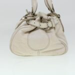 Chloe Paddington Hand Bag Leather White 03-08-51-5191 yk6940