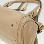 Chloe Paddington Shoulder Bag Leather Beige yk7281