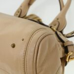 Chloe Paddington Shoulder Bag Leather Beige yk7281