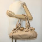 Chloe Paddington Shoulder Bag Leather Beige yk7281