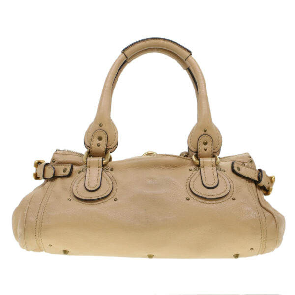 Chloe Paddington Shoulder Bag Leather Beige yk7281