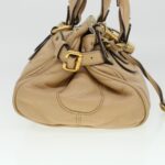 Chloe Paddington Shoulder Bag Leather Beige yk7281