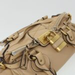 Chloe Paddington Shoulder Bag Leather Beige yk7281