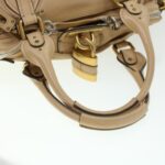 Chloe Paddington Shoulder Bag Leather Beige yk7281