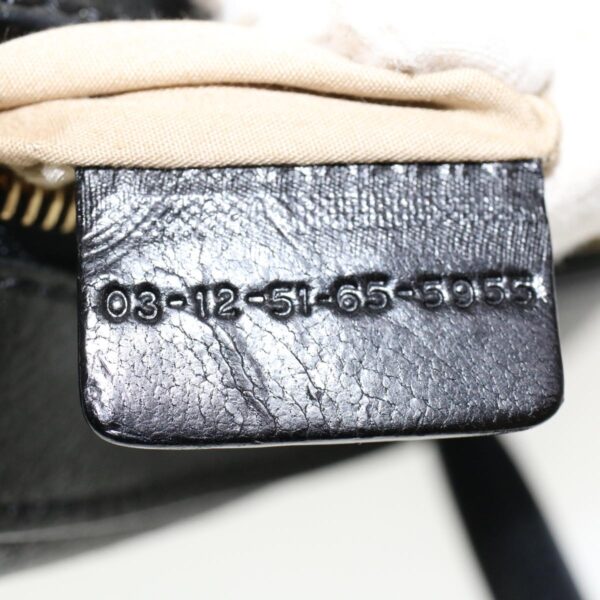 Chloe Shoulder Bag Leather Black 03-12-51-65-5955 yk7634