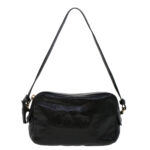 Chloe Shoulder Bag Leather Black 03-12-51-65-5955 yk7634