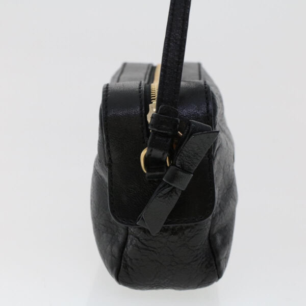 Chloe Shoulder Bag Leather Black 03-12-51-65-5955 yk7634