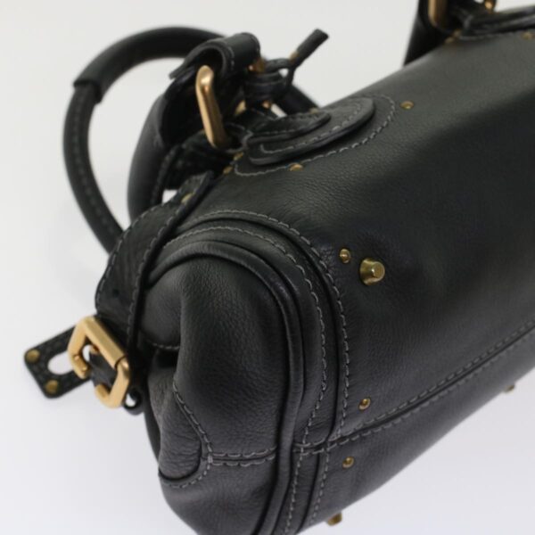 Chloe Paddington Shoulder Bag Leather Black yk7761