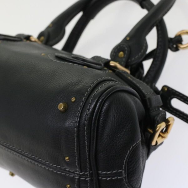 Chloe Paddington Shoulder Bag Leather Black yk7761