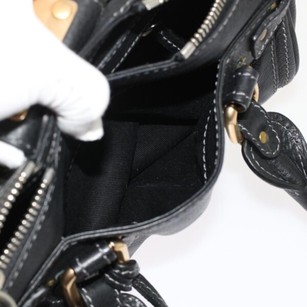 Chloe Paddington Shoulder Bag Leather Black yk7761