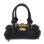 Chloe Paddington Shoulder Bag Leather Black yk7761