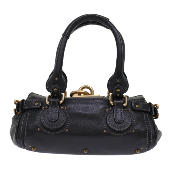 Chloe Paddington Shoulder Bag Leather Black yk7761
