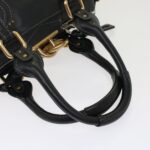 Chloe Paddington Shoulder Bag Leather Black yk7761