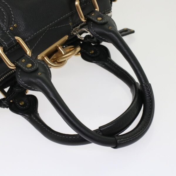 Chloe Paddington Shoulder Bag Leather Black yk7761