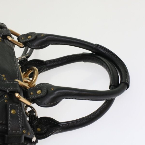 Chloe Paddington Shoulder Bag Leather Black yk7761