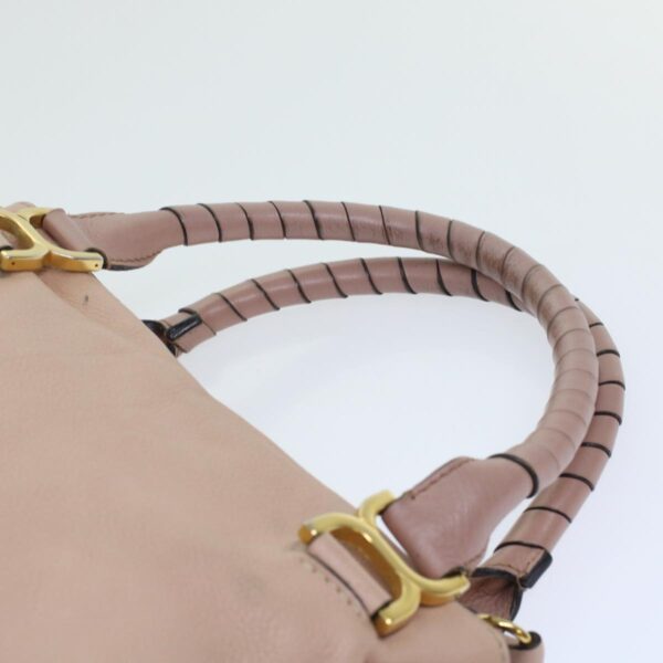 Chloe Mercy Hand Bag Leather 2way Pink yk7960