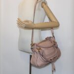 Chloe Mercy Hand Bag Leather 2way Pink yk7960