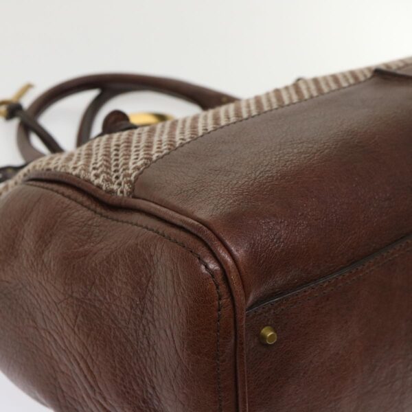Chloe Paddington Boston Bag Wool Brown 03-07-51-5267 yk8036