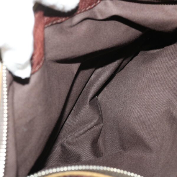 Chloe Paddington Boston Bag Wool Brown 03-07-51-5267 yk8036